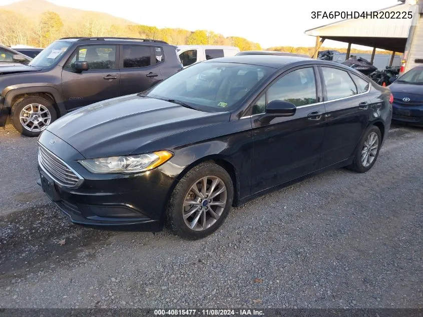 3FA6P0HD4HR202225 2017 Ford Fusion Se