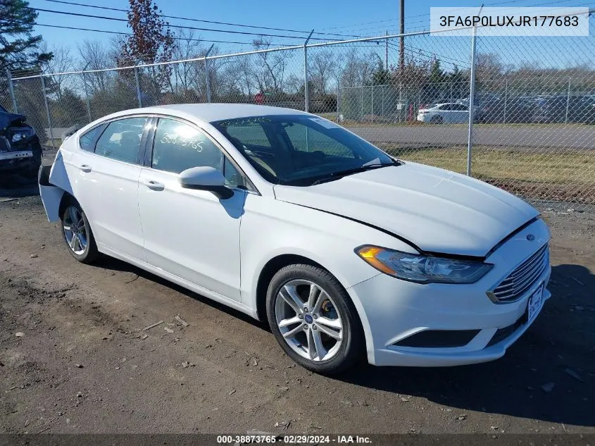 3FA6P0LUXJR177683 2018 Ford Fusion Hybrid Se