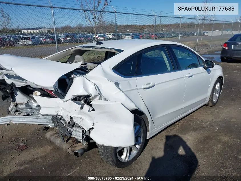 2018 Ford Fusion Hybrid Se VIN: 3FA6P0LUXJR177683 Lot: 38873765