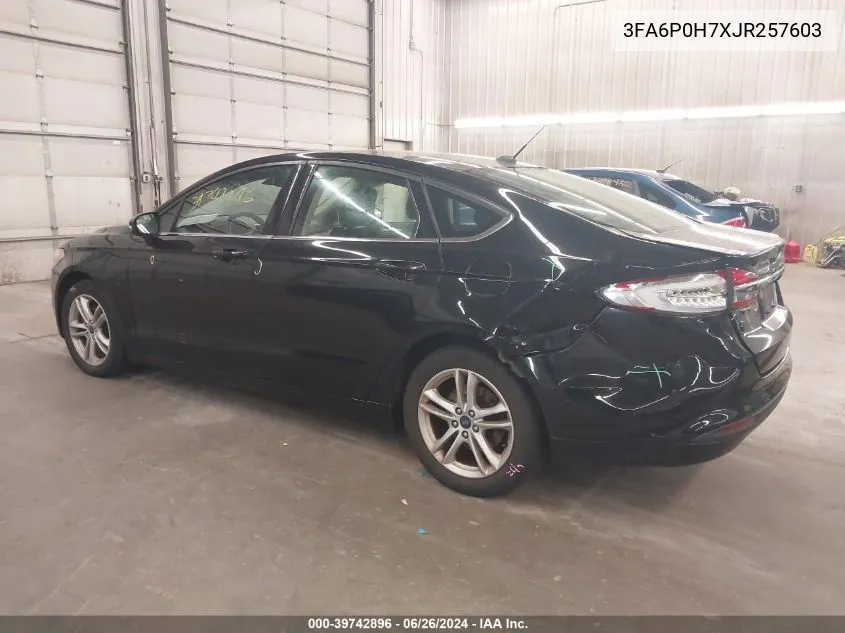 3FA6P0H7XJR257603 2018 Ford Fusion Se