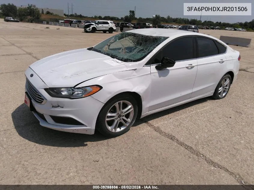 3FA6P0HDXJR201506 2018 Ford Fusion Se