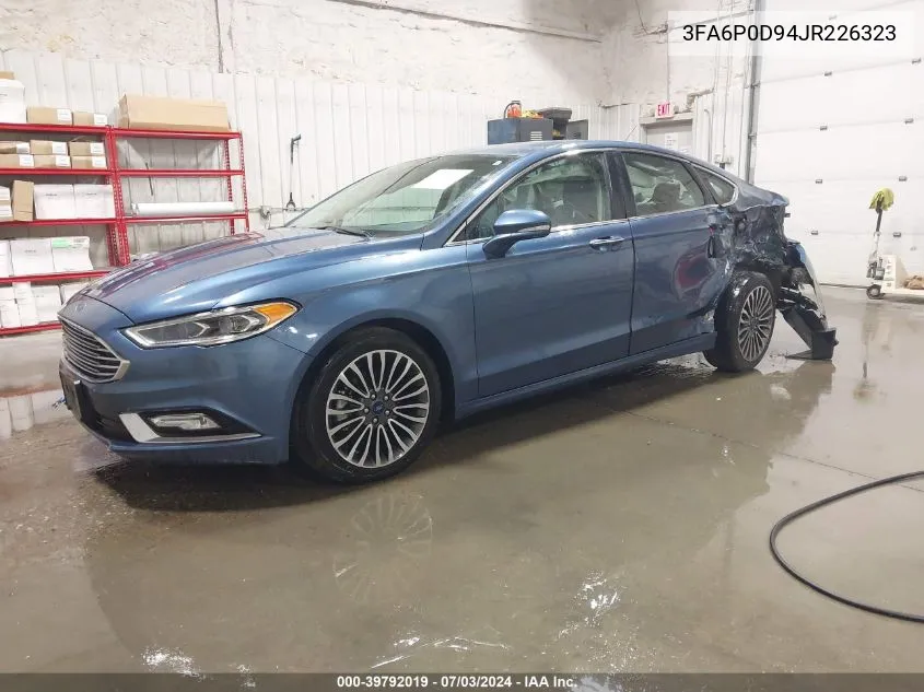 2018 Ford Fusion Titanium VIN: 3FA6P0D94JR226323 Lot: 39792019