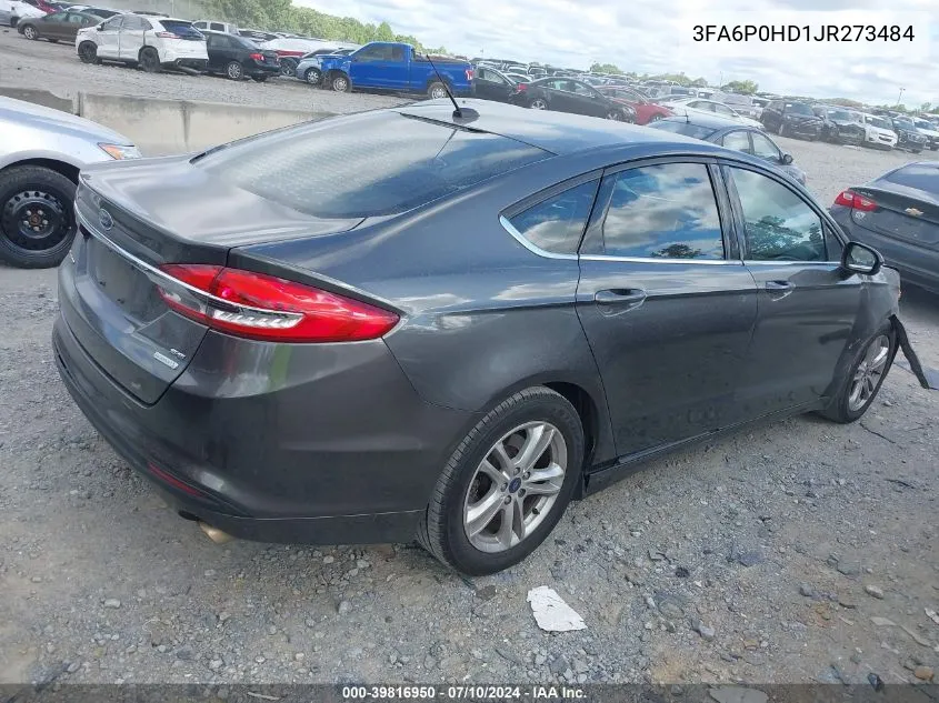 3FA6P0HD1JR273484 2018 Ford Fusion Se