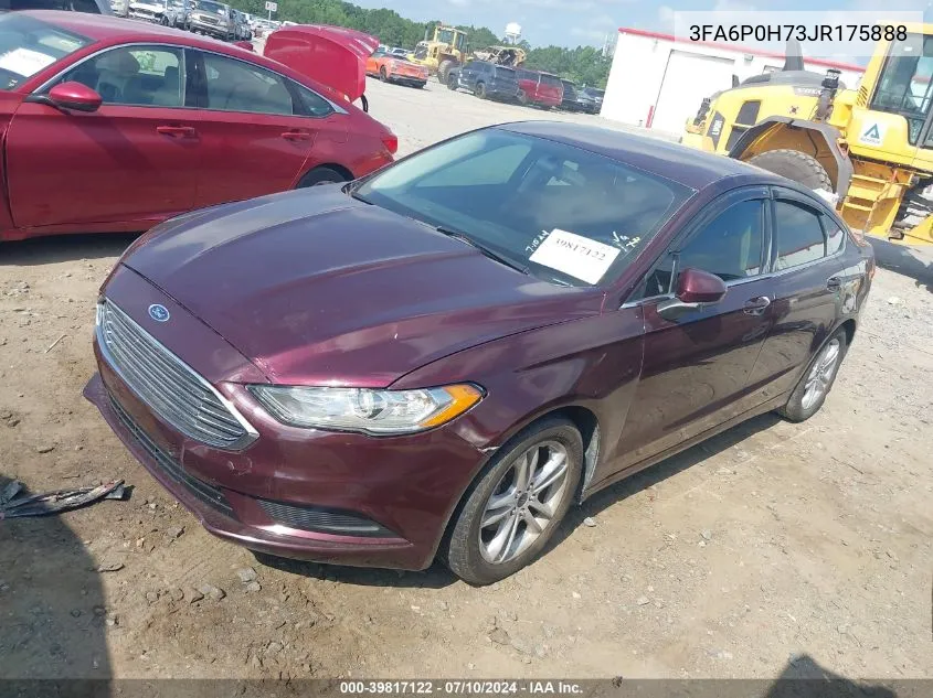 2018 Ford Fusion Se VIN: 3FA6P0H73JR175888 Lot: 39817122