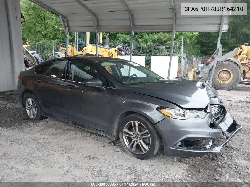 3FA6P0H78JR164210 2018 Ford Fusion Se