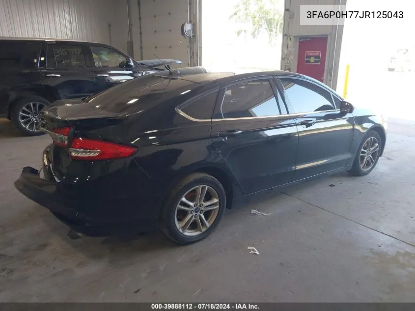 3FA6P0H77JR125043 2018 Ford Fusion Se