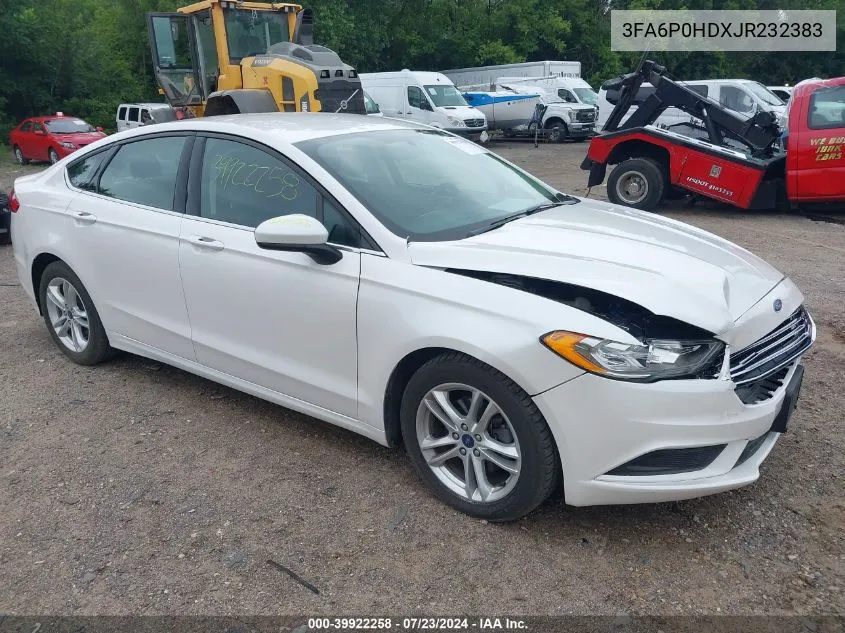 3FA6P0HDXJR232383 2018 Ford Fusion Se