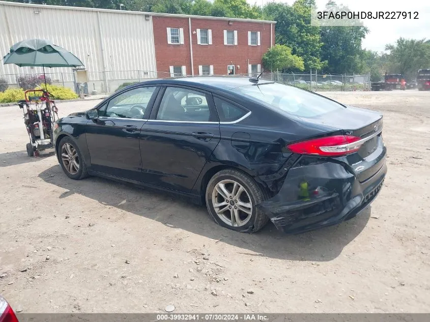 3FA6P0HD8JR227912 2018 Ford Fusion Se