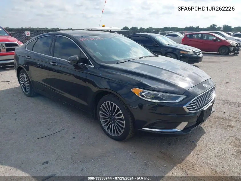 3FA6P0HD1JR262226 2018 Ford Fusion Se