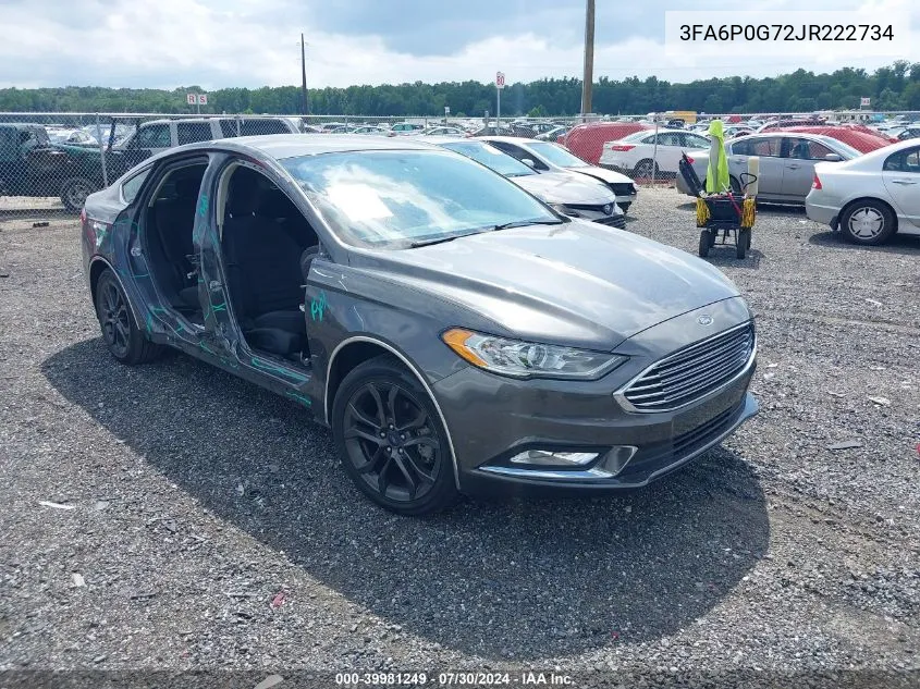 3FA6P0G72JR222734 2018 Ford Fusion S