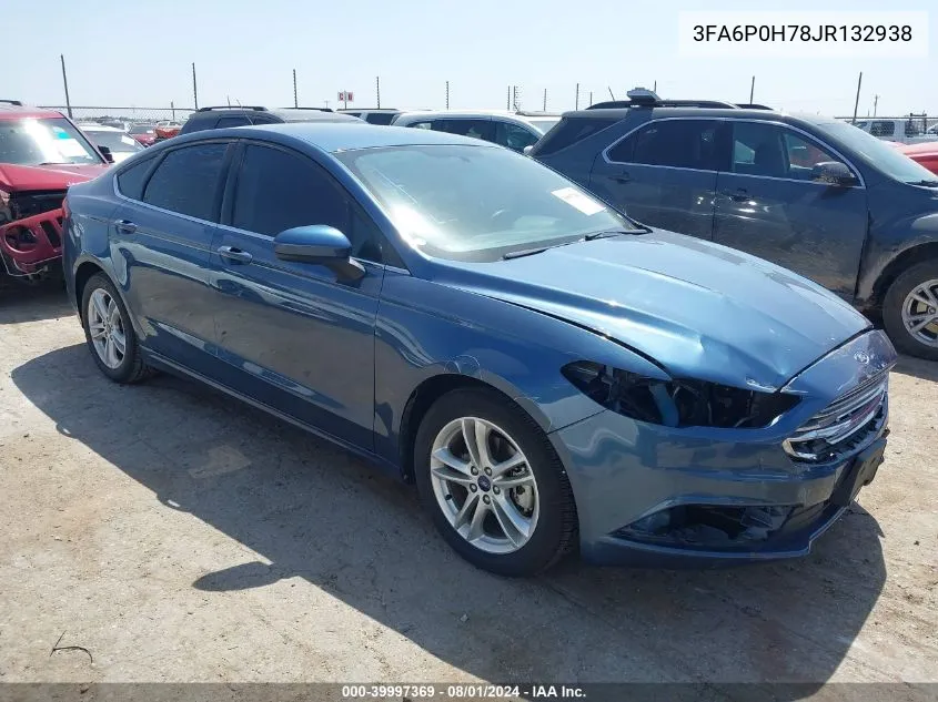 3FA6P0H78JR132938 2018 Ford Fusion Se