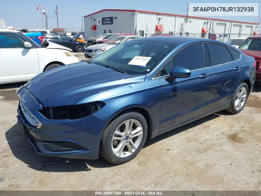 3FA6P0H78JR132938 2018 Ford Fusion Se