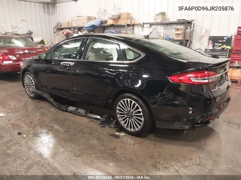 2018 Ford Fusion Titanium VIN: 3FA6P0D96JR205876 Lot: 40152549