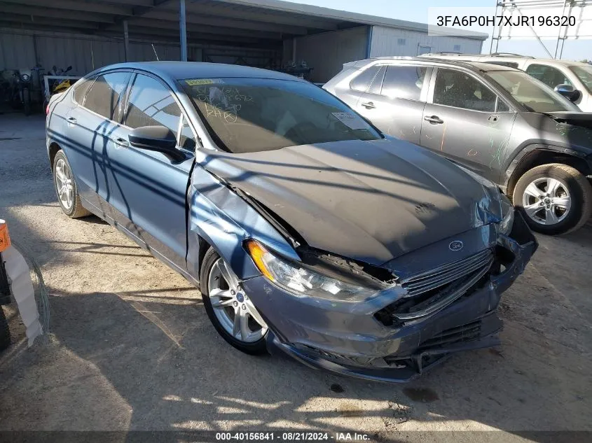 3FA6P0H7XJR196320 2018 Ford Fusion Se