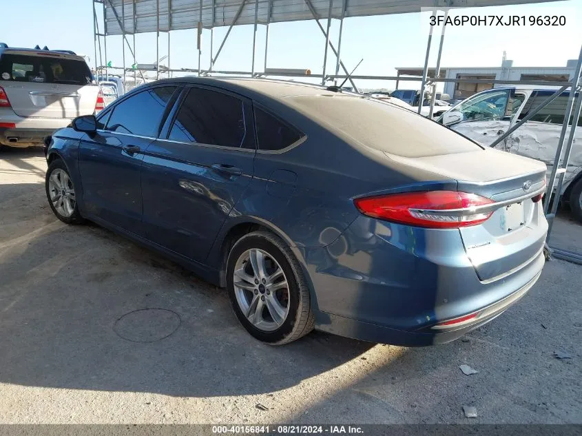 3FA6P0H7XJR196320 2018 Ford Fusion Se