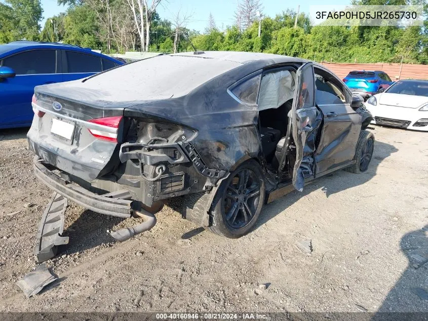 3FA6P0HD5JR265730 2018 Ford Fusion Se