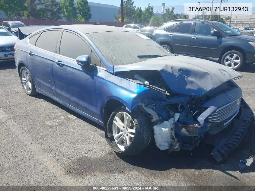 3FA6P0H71JR132943 2018 Ford Fusion Se