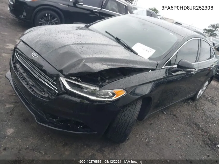 3FA6P0HD8JR252308 2018 Ford Fusion Se