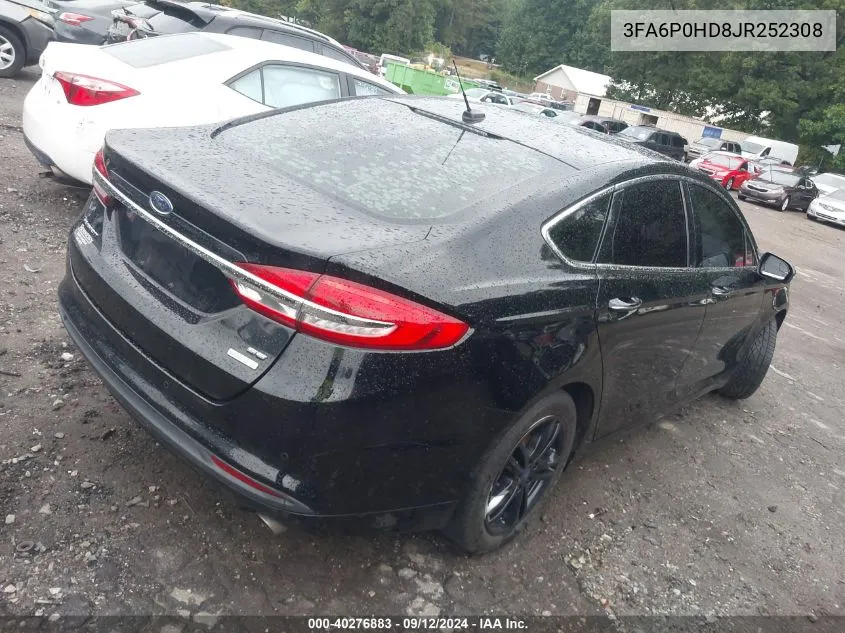 3FA6P0HD8JR252308 2018 Ford Fusion Se