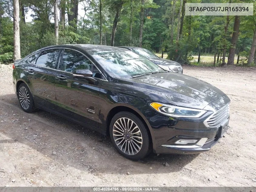 3FA6P0SU7JR165394 2018 Ford Fusion Energi Titanium