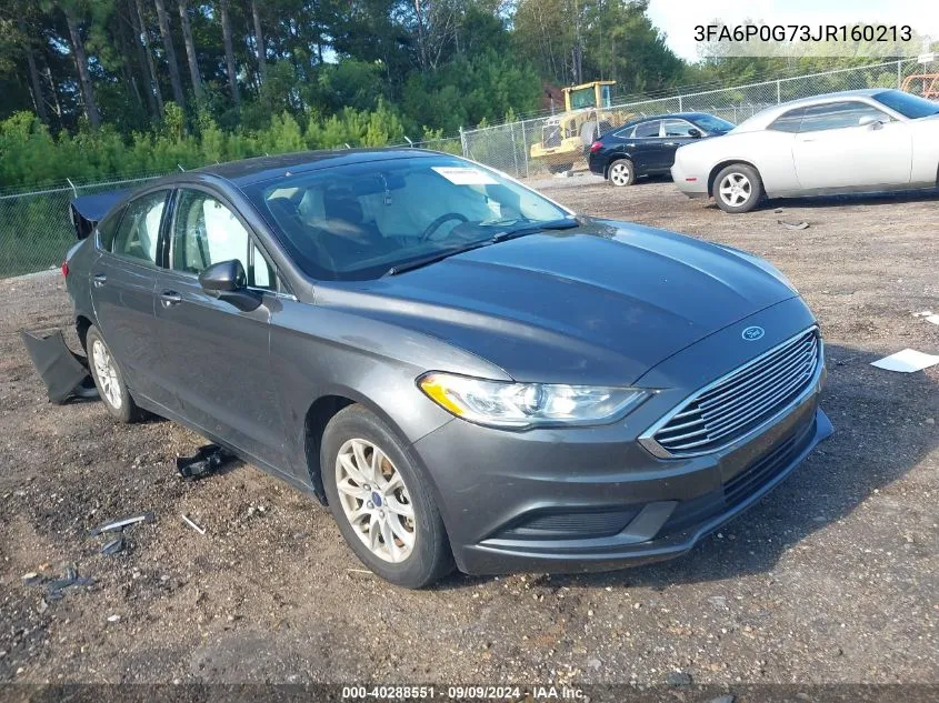 3FA6P0G73JR160213 2018 Ford Fusion S