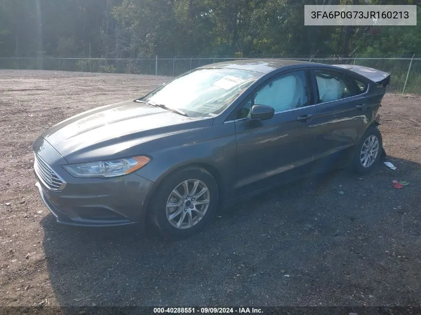 3FA6P0G73JR160213 2018 Ford Fusion S