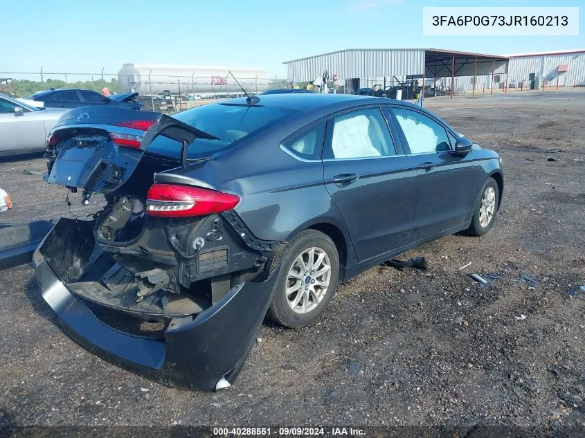 3FA6P0G73JR160213 2018 Ford Fusion S