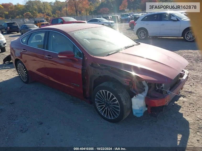 3FA6P0RU6JR162878 2018 Ford Fusion Hybrid Titanium