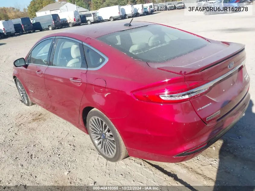 3FA6P0RU6JR162878 2018 Ford Fusion Hybrid Titanium