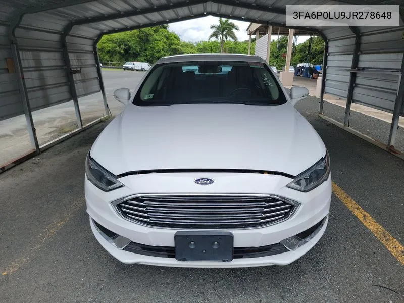 2018 Ford Fusion Hybrid Se VIN: 3FA6P0LU9JR278648 Lot: 40527980