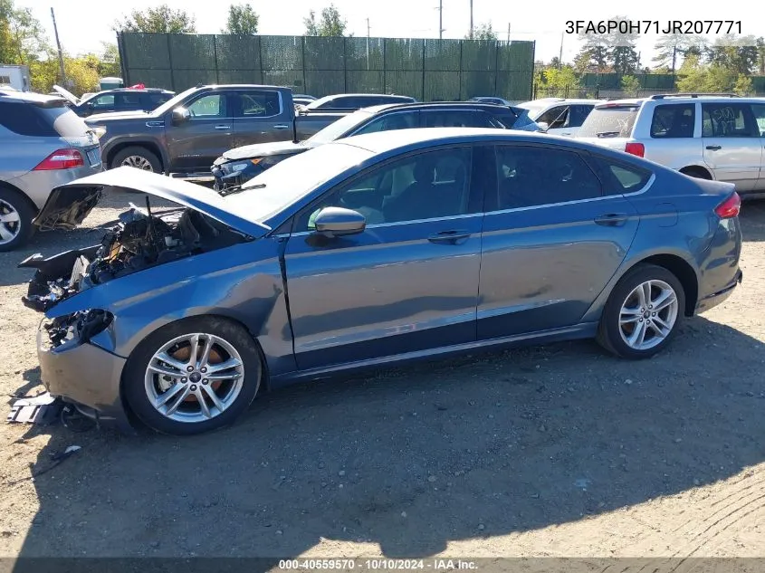 3FA6P0H71JR207771 2018 Ford Fusion Se