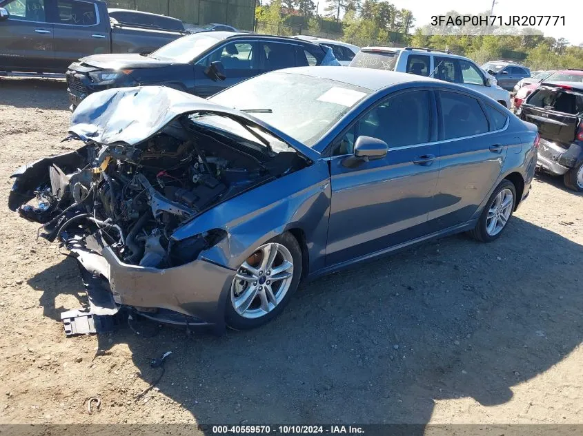 3FA6P0H71JR207771 2018 Ford Fusion Se