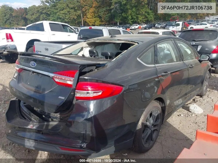 3FA6P0H72JR106738 2018 Ford Fusion Se