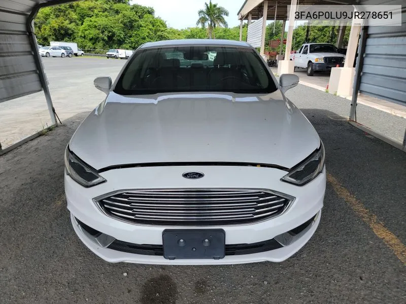 2018 Ford Fusion Hybrid Se VIN: 3FA6P0LU9JR278651 Lot: 40719584