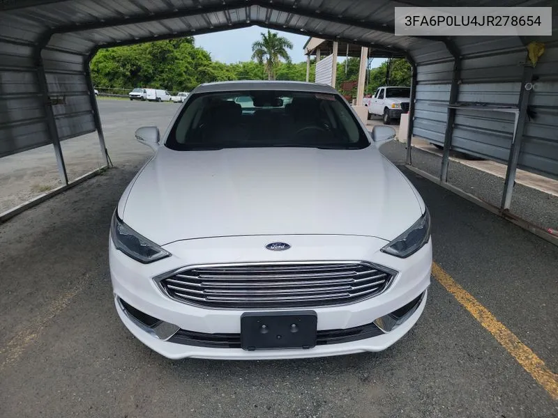 2018 Ford Fusion Hybrid Se VIN: 3FA6P0LU4JR278654 Lot: 40719585