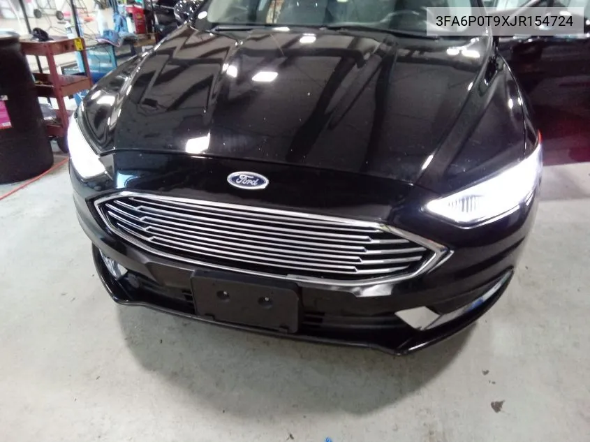 2018 Ford Fusion Se VIN: 3FA6P0T9XJR154724 Lot: 40823772