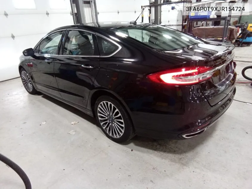 2018 Ford Fusion Se VIN: 3FA6P0T9XJR154724 Lot: 40823772