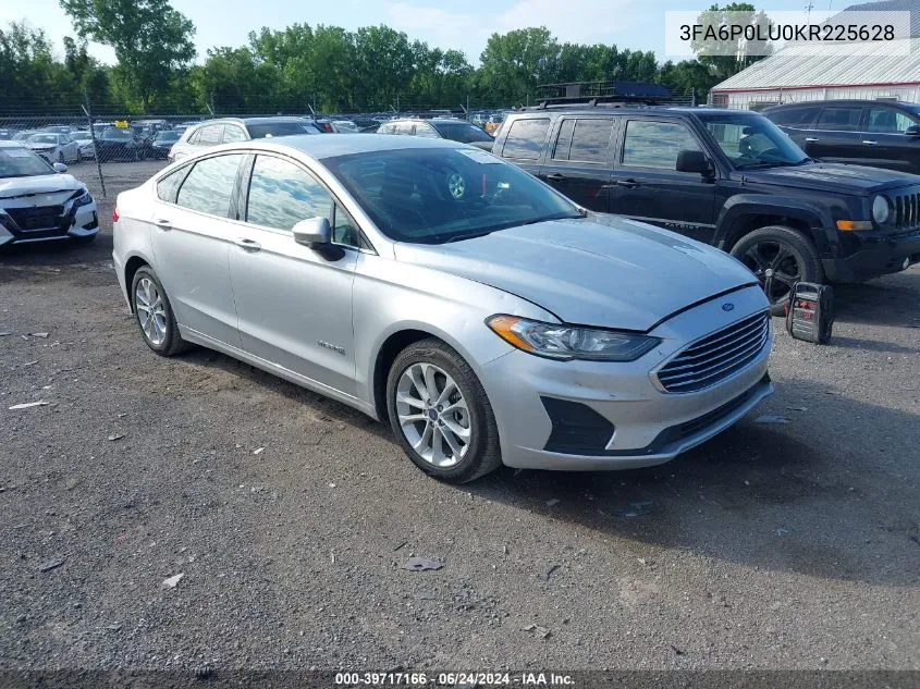 2019 Ford Fusion Hybrid Se VIN: 3FA6P0LU0KR225628 Lot: 39717166