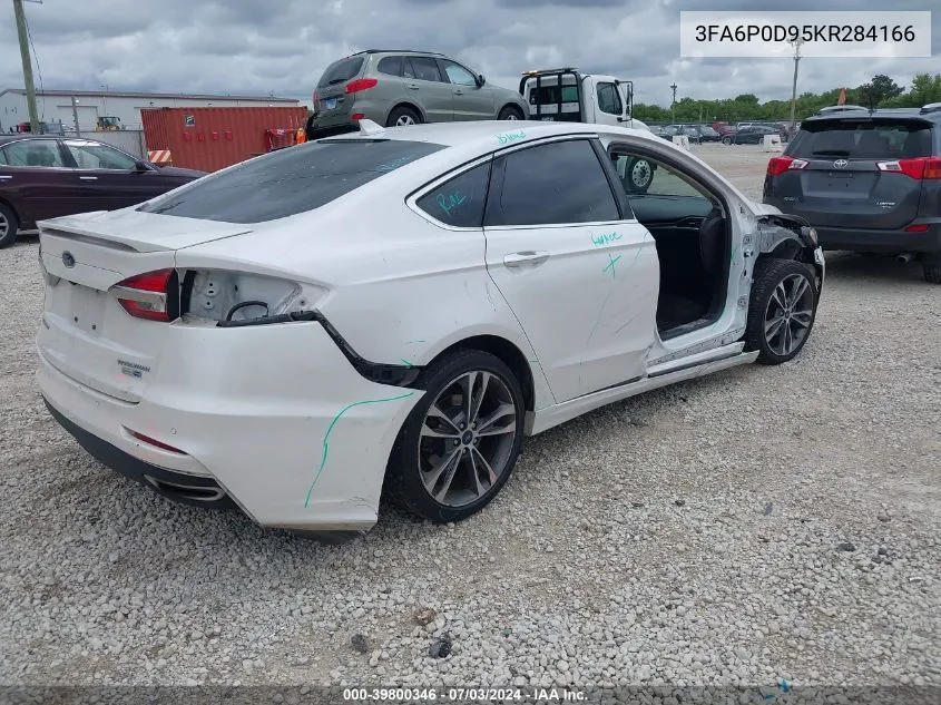 3FA6P0D95KR284166 2019 Ford Fusion Titanium