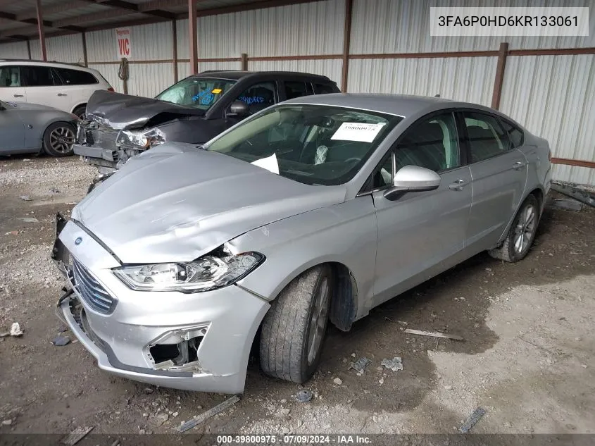 3FA6P0HD6KR133061 2019 Ford Fusion Se