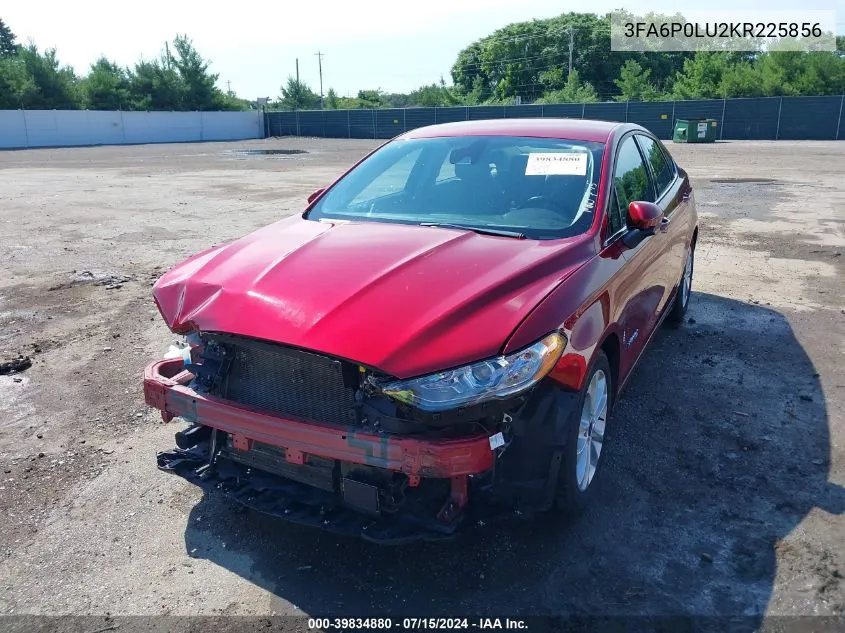 3FA6P0LU2KR225856 2019 Ford Fusion Hybrid Se