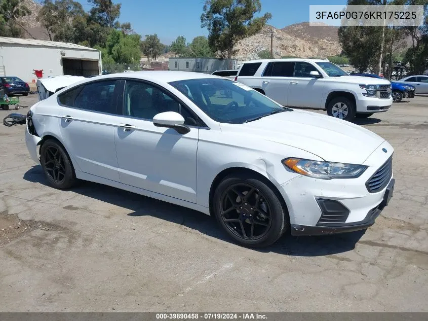 3FA6P0G76KR175225 2019 Ford Fusion S