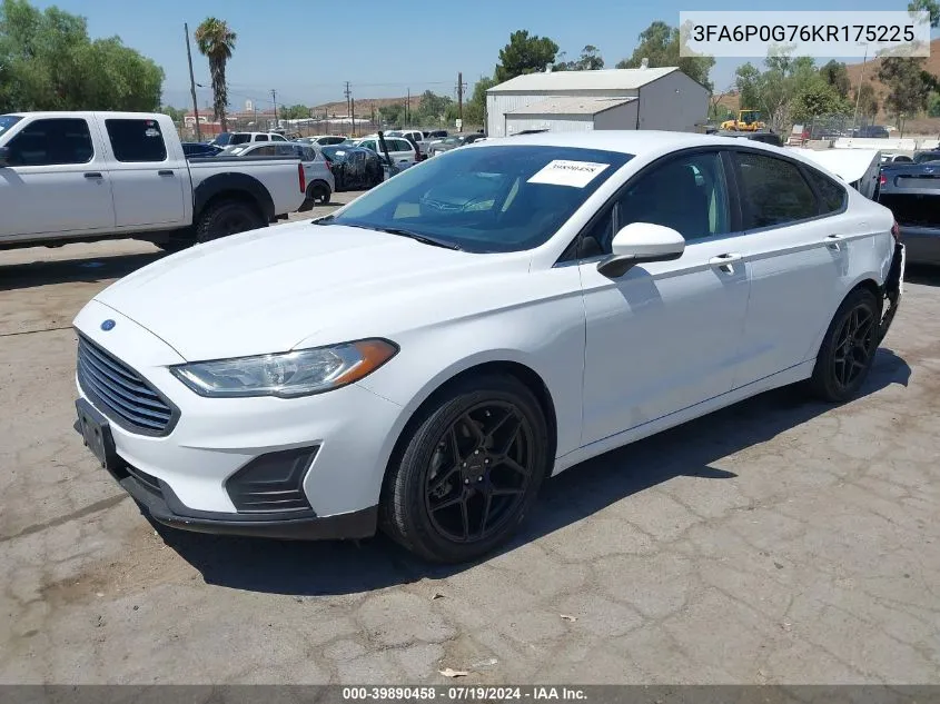 3FA6P0G76KR175225 2019 Ford Fusion S