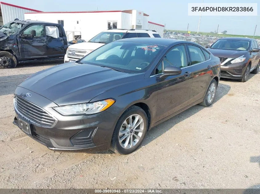 3FA6P0HD8KR283866 2019 Ford Fusion Se