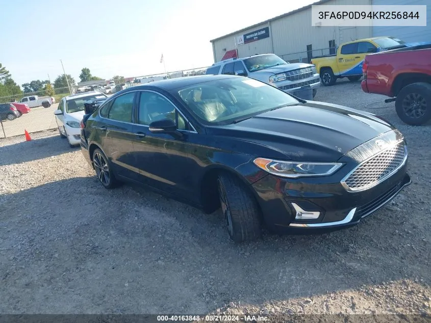 3FA6P0D94KR256844 2019 Ford Fusion Titanium