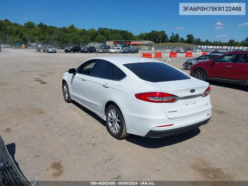 3FA6P0H75KR122448 2019 Ford Fusion Se