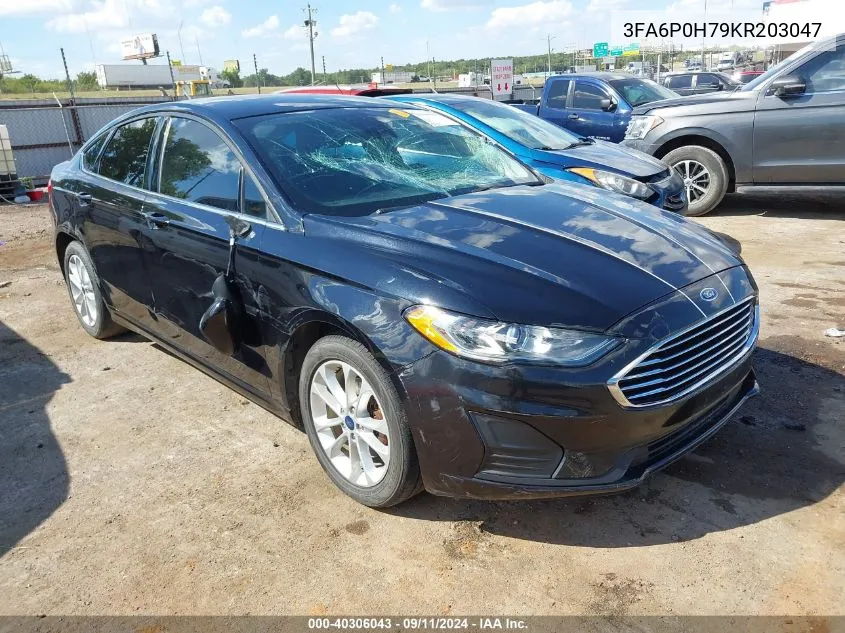 3FA6P0H79KR203047 2019 Ford Fusion Se