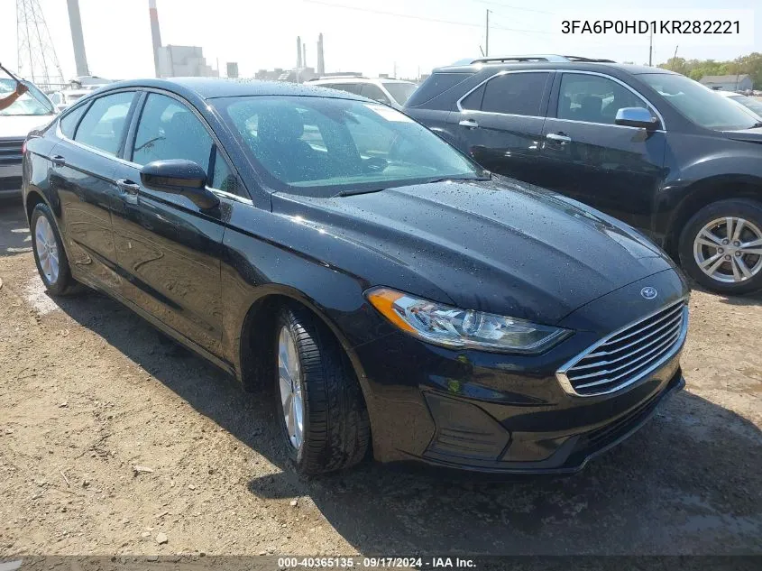 3FA6P0HD1KR282221 2019 Ford Fusion Se