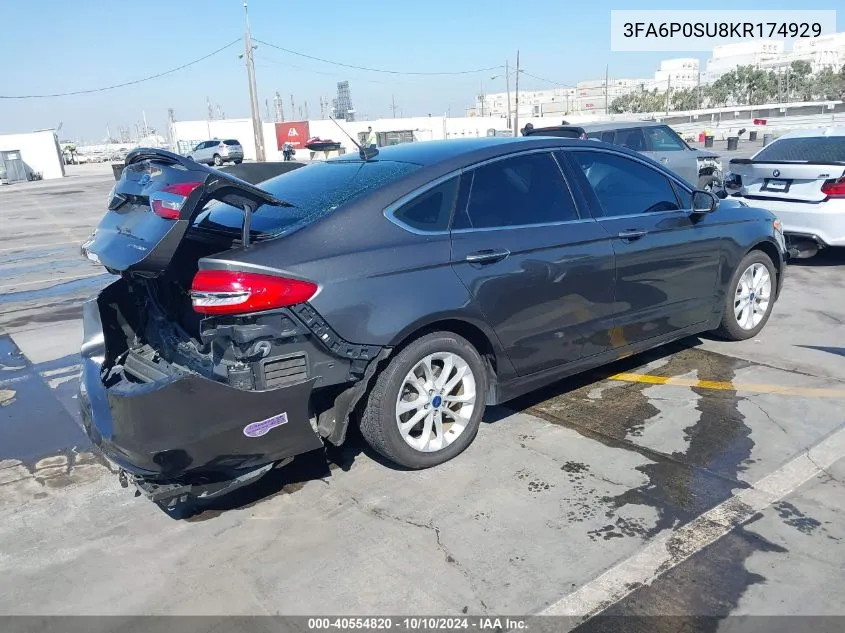 3FA6P0SU8KR174929 2019 Ford Fusion Energi Titanium