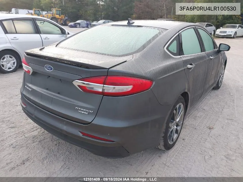 3FA6P0RU4LR100530 2020 Ford Fusion Titanium